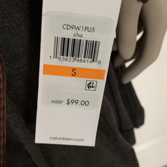 NWT Calvin Klein Pleated Fit & Flare Sweater Dress - Picture 11 of 11